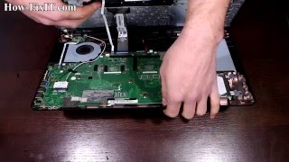 Обзор и вскрытие ноутбука Asus X751MA-TY120D (Серия Asus X751MA, X751SA, X751SJ))