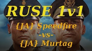 R.U.S.E. 1v1 - #12 - {JA} Speedfire (USSR) vs {JA} Murtag (Italy) - Blitz