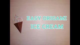 EASY ORIGAMI FOR KIDS ICE CREAM DIY 2020