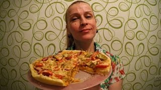 Вкусная Домашняя пицца на сковороде за 10 минут рецепт Секрета приготовления теста
