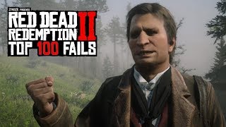TOP 100 FUNNIEST FAILS IN RED DEAD REDEMPTION 2