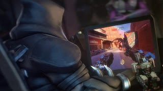 Reaper being played by someone who sounds like Reaper [Overwatch]