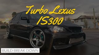 Turbo Lexus IS300 Build Breakdown! 2JZ GTE, AR5 Manual Transmission - 485 WHP 91. No Expense Spared!