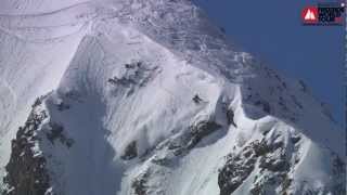 Neil Williman Fieberbrunn Freeride World Tour run on the Fischer Big Stix 120