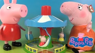 Peppa Pig Jouets Manège Le Carrousel de Peppa Fairground Ride Game Merry-Go-Round