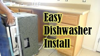 Dishwasher How To Install A Dishwasher in less than 1 hour! How To Replace A Dishwasher