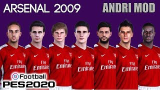 CLASSIC PATCH PES 2020 - ARSENAL SQUAD 2009/2010