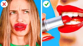 ГЕНИАЛЬНЫЕ БЬЮТИ-ЛАЙФХАКИ, КОТОРЫЕ ОБЛЕГЧАТ ЕЖЕДНЕВНУЮ РУТИНУ || Веселые женские трюки от 123GO!GOLD