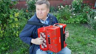 Советская Катюша, в необычном исполнении от СанСаныча на баяне Roland fr-1xb. Смотреть всем!