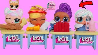 LOL Surprise Dolls Lil Sisters + Brothers Under Wraps in Family Dream House