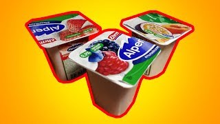 Самые дешёвые йогурты! Как такое можно есть? - обзор