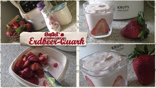 Gabi`s sahniges Erdbeer - Quark - Dessert * KRUPS Prep & Cook