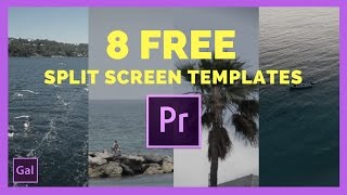 Free Split Screen Templates for Adobe Premiere Pro cc !