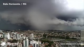 Tempestade em BH - Explosão de transformador - 04/12/16