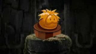 Indiana Jones & The Club Penguin Golden Puffle