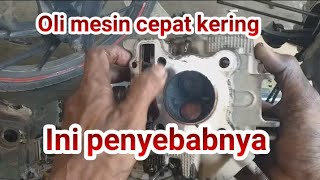Jupiter z1,||Penyebab oli motor  cepat habis