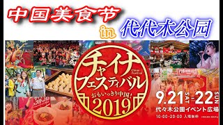 日本美食-中国美食節2019in代代木公園|チャイナフェスティバル2019|荣获3个奖项的口水鸡|100年以上工艺烤肉夹馍