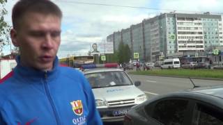 29.05.2017 ДТП на ул. Ленина, Хендай сбил девочку (Ижевск)
