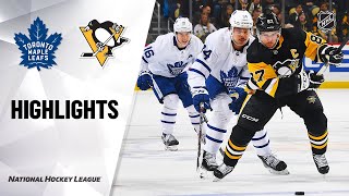 NHL Highlights | Maple Leafs @ Penguins 2/18/20
