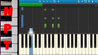 Christina Perri - The Words - Piano Tutorial - How To Play The Words - Synthesia