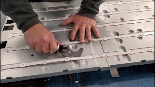 LG 42" TV No Picture Blank Screen LED Strip Replacement