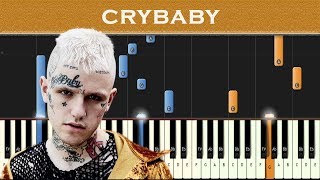 Lil Peep - crybaby | Piano tutorial