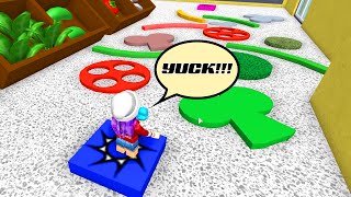 ROBLOX ESCAPE THE SUPERMARKET | OH NO, VEGETABLES! | RADIOJH GAMES