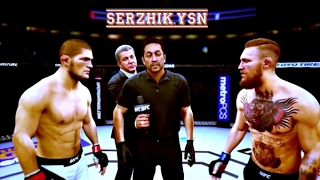 UFC БОЙ Хабиб Нурмагомедов vs Конора МакГрегора (com. vs com.)
