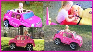 Playing in the Park on the Pirate Ship Playground for Kids Baby Alive Snackin Sara Doll Compilation