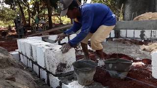 Membuat Pondasi Batu Balok Rumah Minimalis | Tutorial Pertukangan