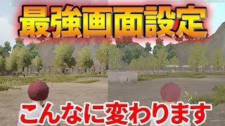 【PUBG LITE】初心者必見！この画面設定を変えるだけで敵の発見率がめちゃくちゃ上がります!!【ぽんすけ】