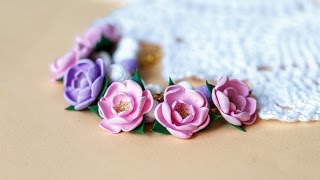 Делаем нежный браслет из полимерной глины.Do gentle bracelet made of polymer clay.