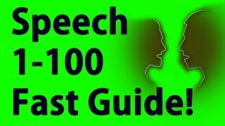 Speech 1-100 in Minutes - Skyrim Fastest way to level - YouTube
