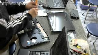 Dell Vostro 1440 1450 N4050 Disassembly and fan cleaning