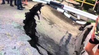 Рухнул мост на реке Хадажка в Хадыженске