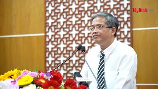 Ông Bùi Đức Xuân - Chánh án Tòa án nhân dân tỉnh Tây Ninh trả lời chất vấn