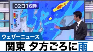 関東は帰り道に強い雨