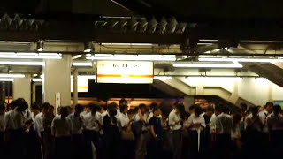 JR東海 運休遅延で大混乱の刈谷駅【2013.9.4名古屋ゲリラ豪雨】