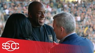 Magic Johnson seeking to lure LeBron James to Los Angeles Lakers | SportsCenter | ESPN