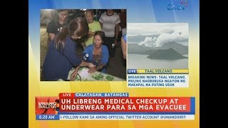 UB: UH Serbisyong Totoo sa evacuation center