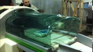 Автоматический упаковщик Waldyssa Automac 55 + Bizerba GV \ Stretch film packaging machine