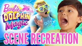 Kids React to Barbie Dolphin Magic™ | Dolphin Magic | Barbie