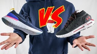 I can't BELIEVE I'M SAYING THIS | NIKE EPIC REACT VS UA HOVR PHANTOM COMPARISON | THE TRUTH