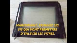 NETTOYER LA VITRE DE LA PORTE DE MON FOUR