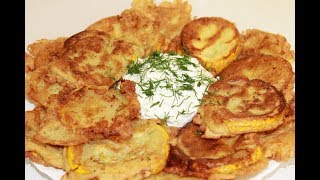 Кабачки в кляре с чесноком, вкуснятина!