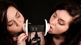 ? // [ASMR] doubledove! TWIN EAR EATING. ✨ [ear licking] [ear eating] [intense mouth sounds]