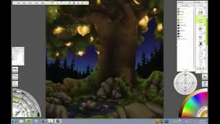 Speed painting- Peach Tree by Heather Storrs