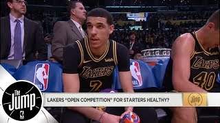 Lonzo Ball or Rajon Rondo: Who will start on Lakers alongside LeBron James? | The Jump | ESPN