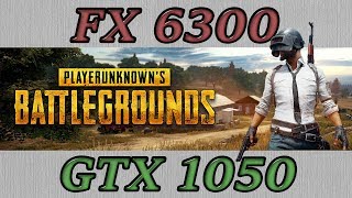 PUBG (FX 6300 + GTX 1050) 1080p, 900p e 768p Benchmarks