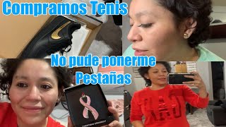 No pude ponerme pestañas?kevin está alto?compramos tenis??☺️